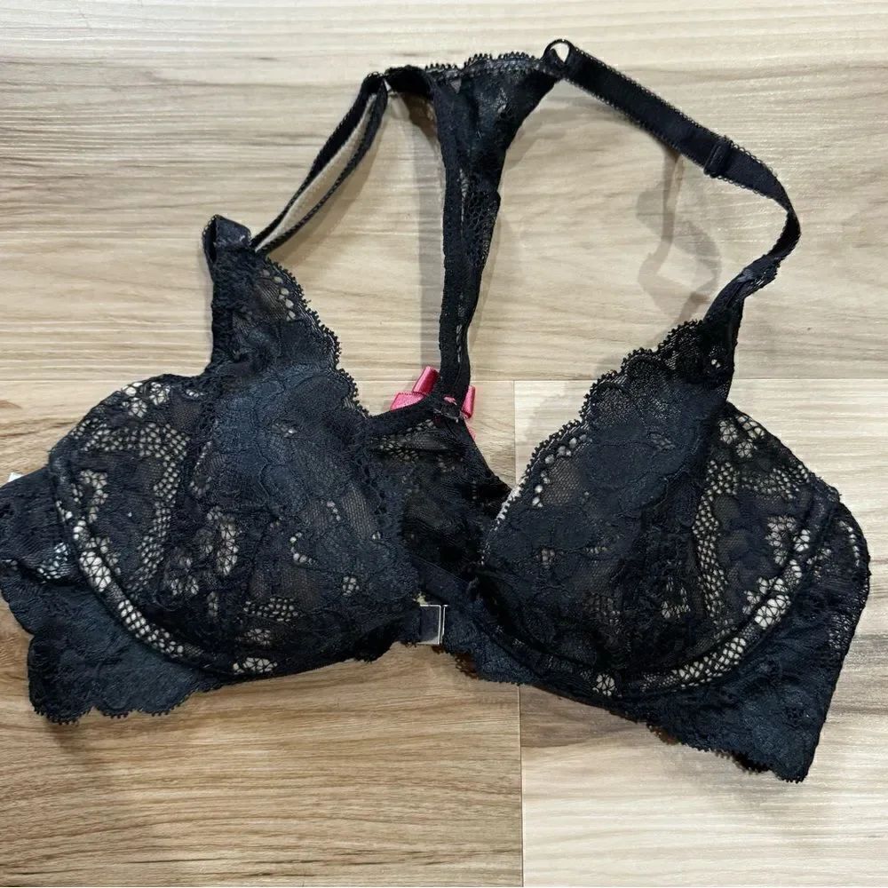 Adore Me Black Lace Bra Women’s 30C
